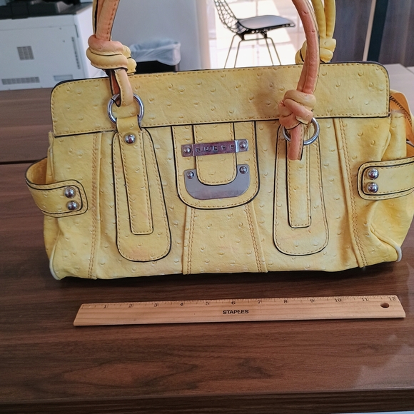 Guess Yellow Shoulder Bag - Picture 1 of 12